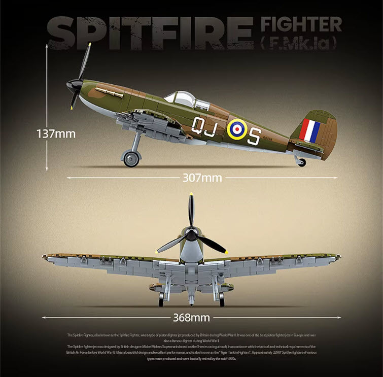 British WW2 Spitfire Plane