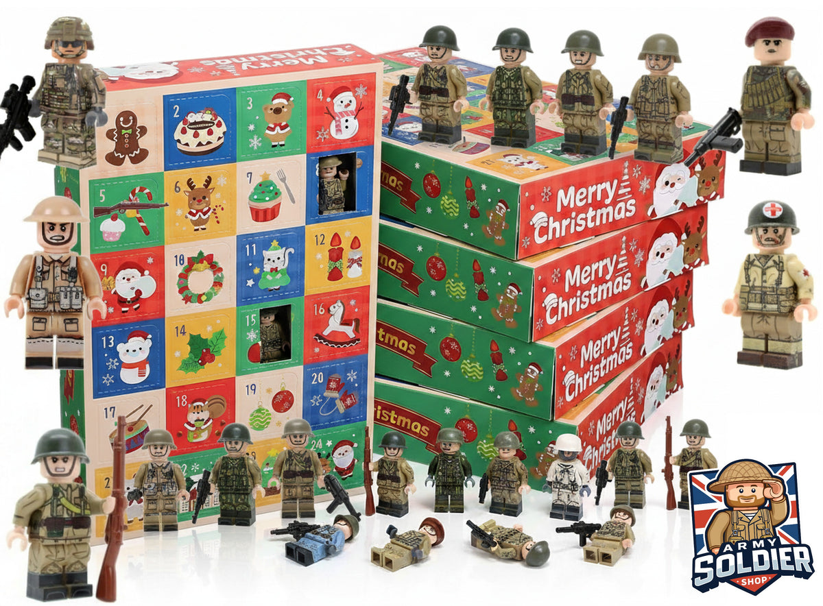 Military Minifigures Christmas Advent Calendar – 24 Days of Surprise Army Figures